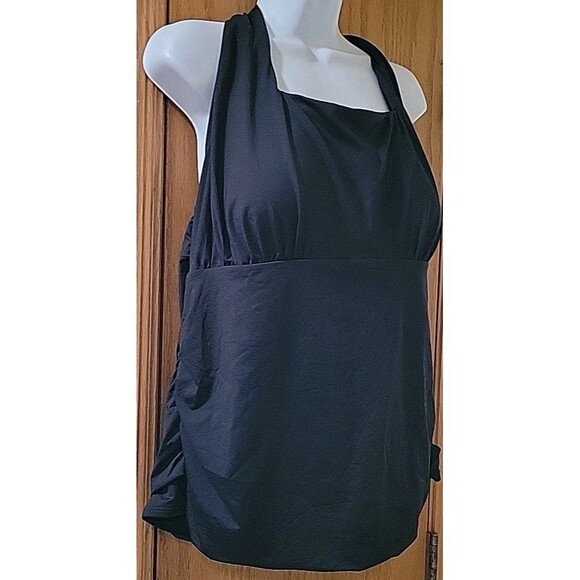 Lands' End Black Women's Swim Top - Picture 6 of 8
